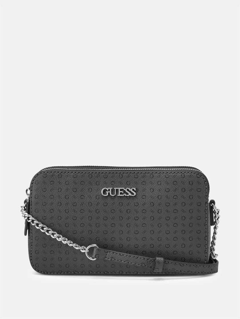Guess Tidewood Mini Compartment Crossbody - Black image 0