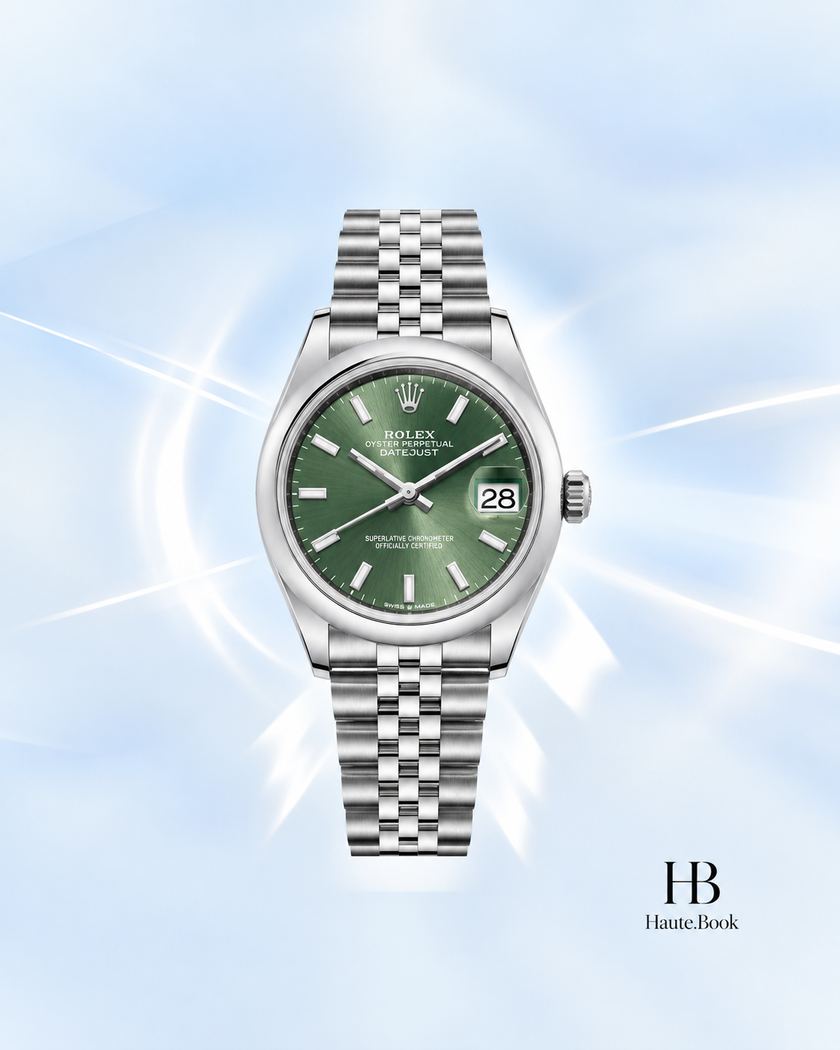 [Brand New] Rolex Datejust Mint Green Stainless Steel 278240GNSJ 31 mm