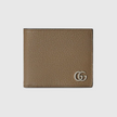 GUCCI GG Marmont leather flap wallet - Beige image