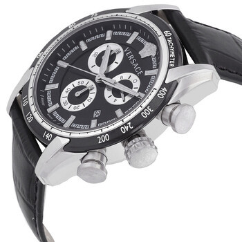 VERSACE  V-Ray Chronograph Quartz Black Dial Men's Watch image 0