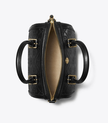 TORY BURCH Petite T Monogram Leather Barrel Bag image 1