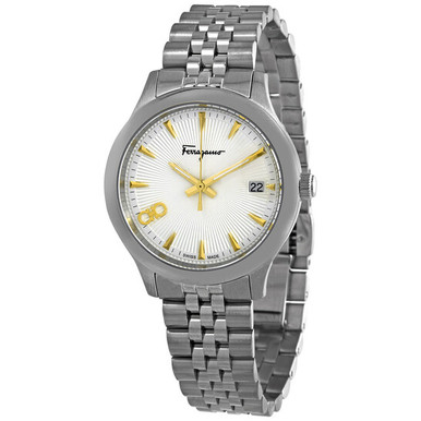 SALVATORE FERRAGAMO Ferragamo Duo Quartz White Silver Dial Ladies Watch Item No. SFCU00119 image 2