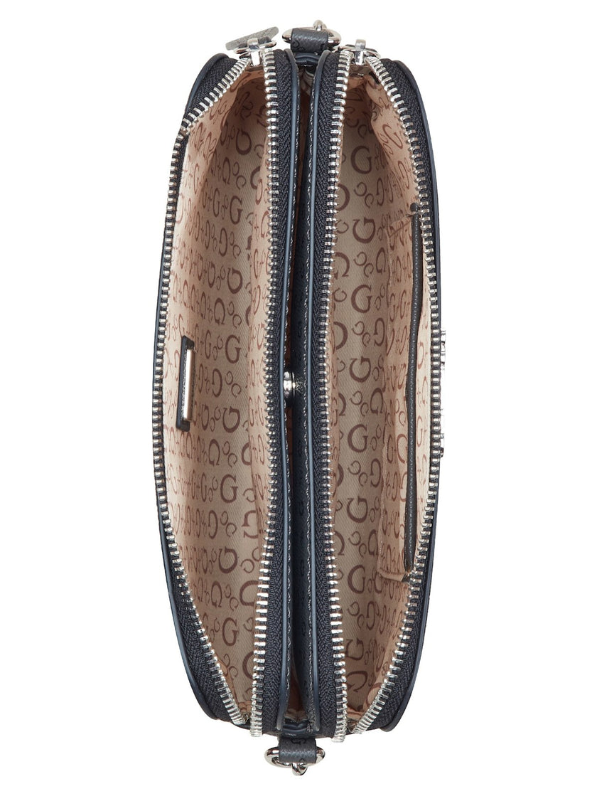 Guess Tidewood Mini Compartment Crossbody - Black image 3