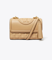 TORY BURCH Small Fleming  Convertible Shoulder Bag- Desert Dune image 1