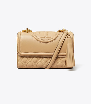 TORY BURCH Small Fleming  Convertible Shoulder Bag- Desert Dune image 1