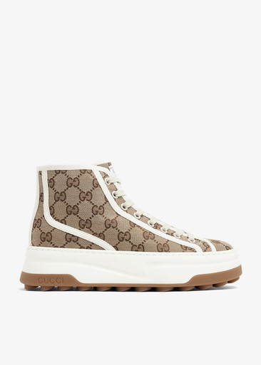 GUCCI Tennis Treck High-top Sneakers image 0