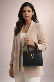 VERSACE Small Virtus Top Handle Bag image 0