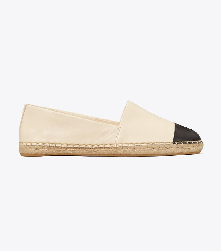 [AT DELHI] TORY BURCH Colorblock Espadrille - Dulce De Leche / Perfect Black image 1