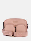Guess Pennywise Faux-Leather Crossbody Bag - Pink image 0