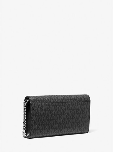 Michael Kors Carson Large Signature Logo Convertible Crossbody Bag - Black image 1
