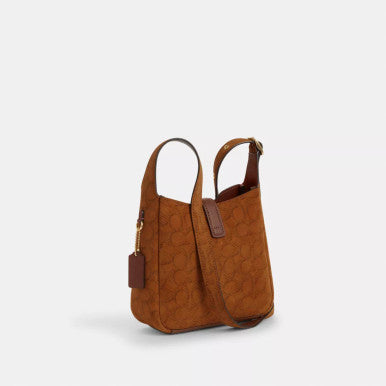 COACH Hadley Mini Crossbody Bag In Signature Suede image 3