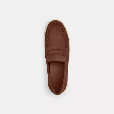 COACH Hybrid Loafer With Signature Canvas - Saddle image 0