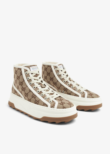 GUCCI Tennis Treck High-top Sneakers image 2