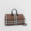 BURBERRY Bowling duffle bag-dark brown image 2