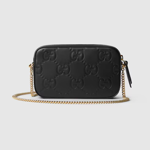 GUCCI GG Super Mint Shoulder Bag - Black image 3