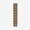 BURBERRY  Narrow Check Cashmere Scarf image 1