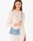 KATE SPADE Margot Studded Denim Convertible Crossbody image 0