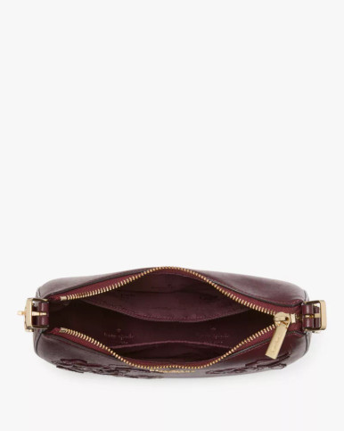KATE SPADE  Nova Floral Applique Crescent Shoulder Bag image 1