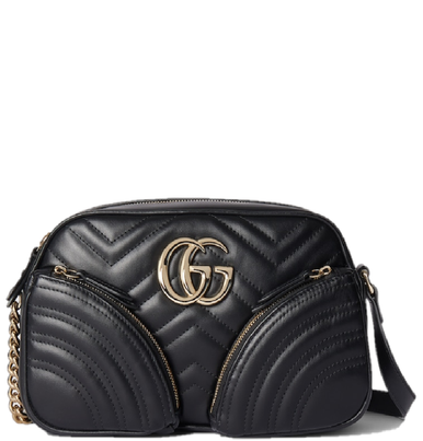 GUCCI GG Marmont Small Shoulder Bag Black image 4