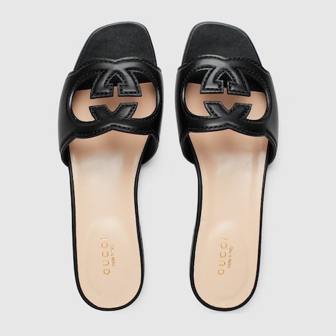 GUCCI Women's GG Pattern Mules image 1