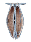 Guess Tidewood Logo Double Zip Mini Crossbody - Blue image 3