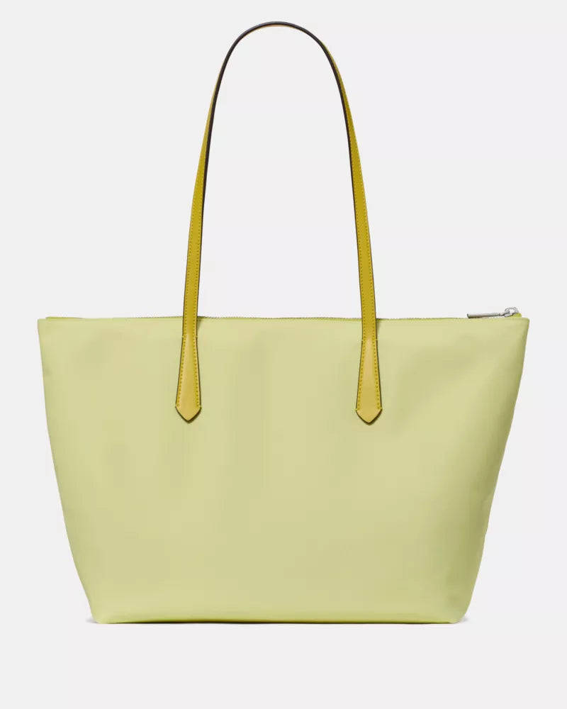 KATE SPADE Kitt Nylon Medium Tote - Tennis Ball Multi image 2