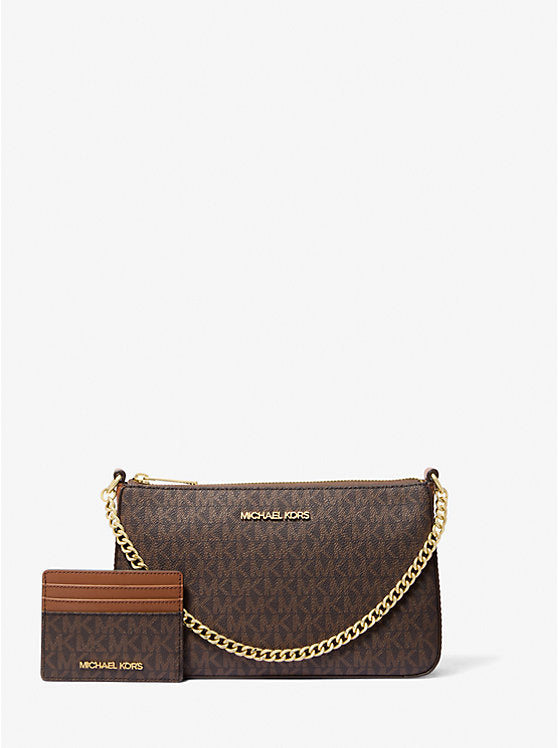 MICHAEL KORS Medium Logo Pouch and Card Case Gift Set image 1