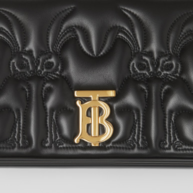BURBERRY  Rabbit Quilted Leather Small Lola Bag image 3