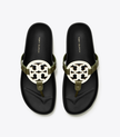 TORY BURCH Miller Cloud Sandal - Leccio / New Ivory / Perfect Black image 1