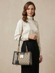 [AT DELHI] GUCCI Medium Padlock GG Tote Bag Black image 0