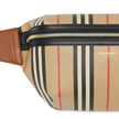 BURBERRY Archive Beige Icon Stripe E-canvas Sonny Bum Bag image 2