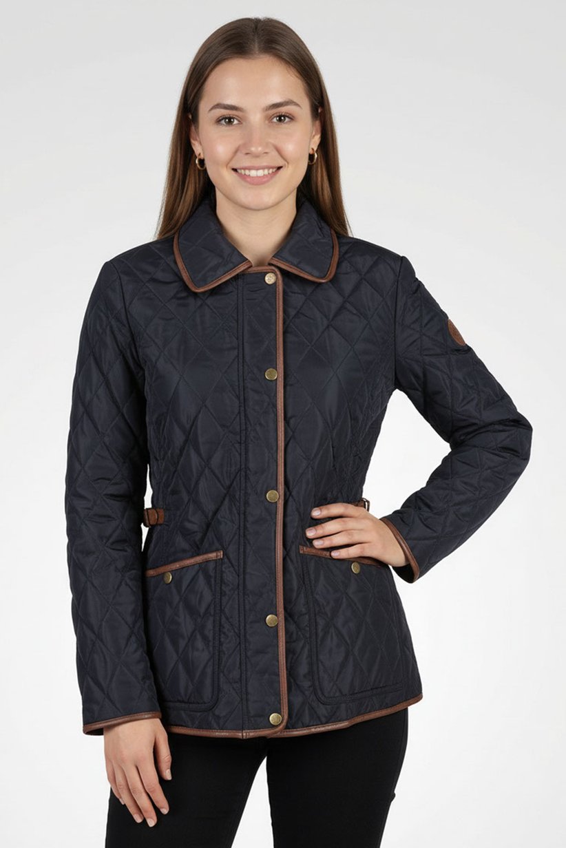 [AT DELHI] LAUREN RALPH LAUREN Women's Quilted Velboa-Lined Jacket