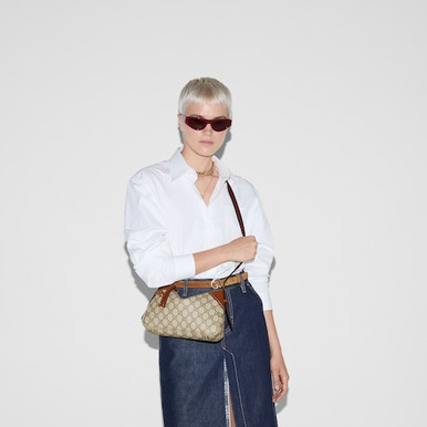 GUCCI GG Emblem Small Shoulder Bag image 0