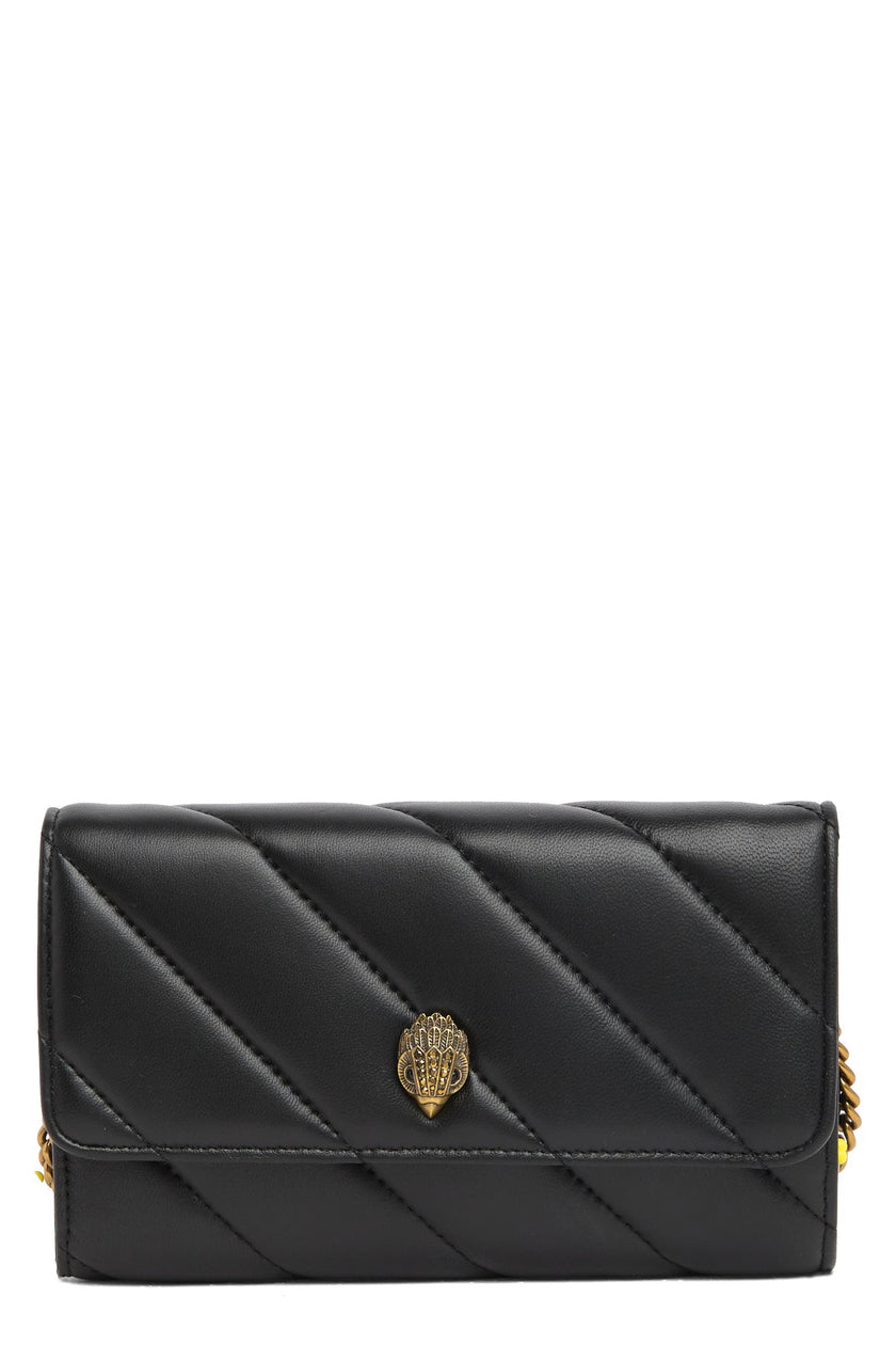 KURT GEIGER Soho Leather Wallet on Chain