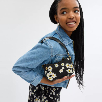 COACH Swinger Bag 20 With Floral Print image 3