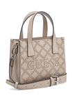 Guess Forber Perforated Logo Mini Tote - Beige image 1
