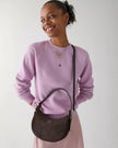 KATE SPADE Nova Suede Small Crescent Shoulder Bag image 1