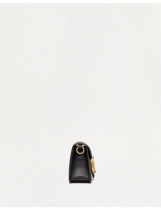[AT DELHI] VALENTINO Loco shoulder Bag In Calfskin Leather Black image 4