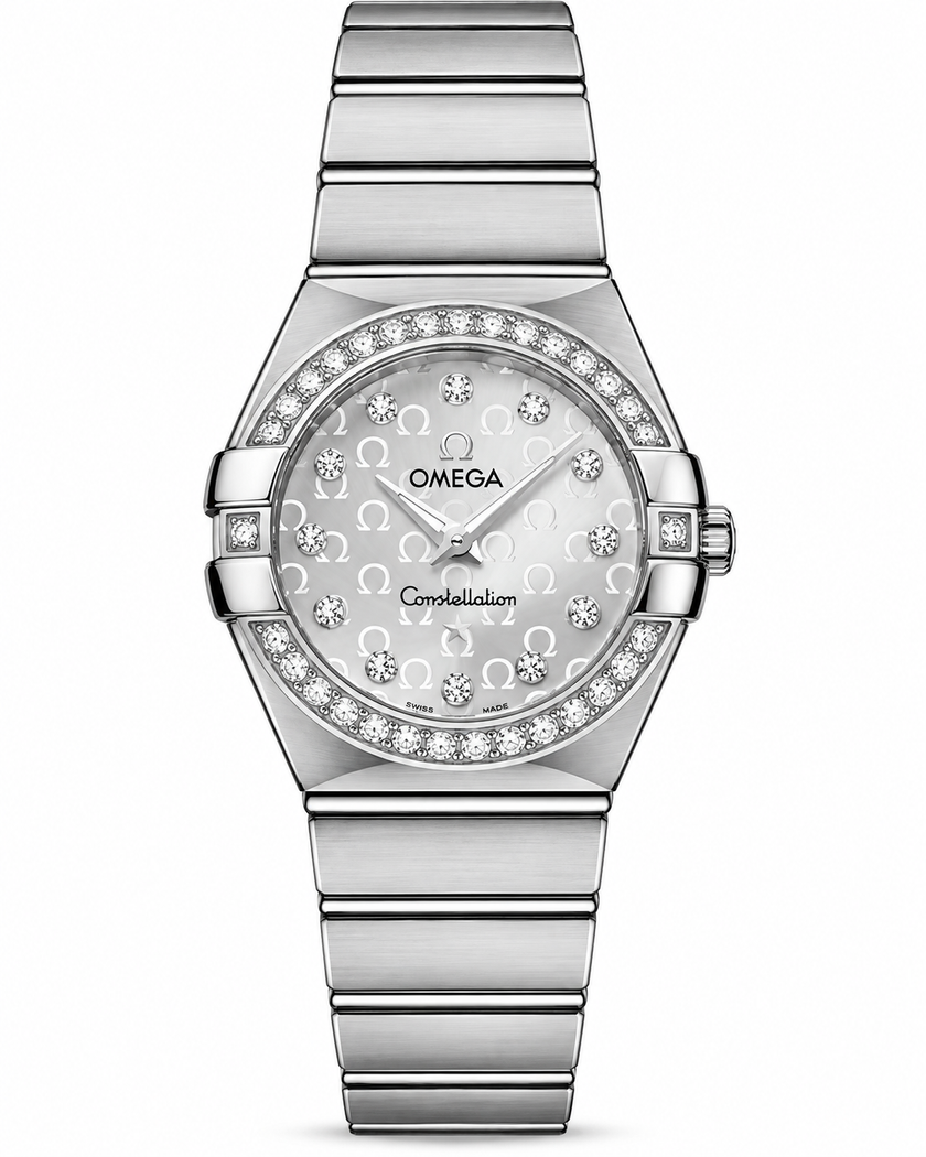[Brand New] Omega Constellation Brush Quartz 123.15.27.60.52.001 27MM