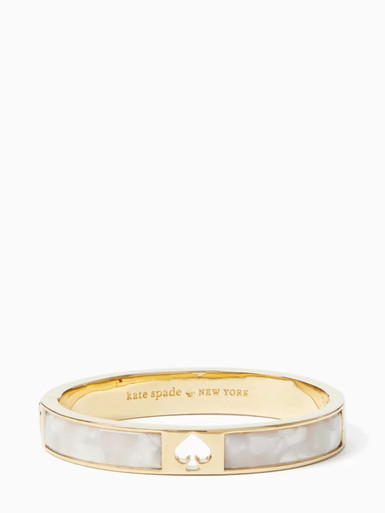 KATE SPADE  Hole Punch Spade Hinge Bangle image 2