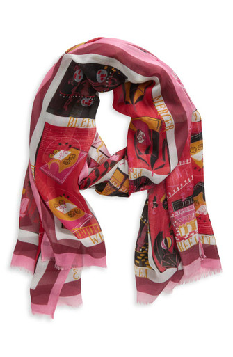 KATE SPADE holiday rooftops oblong scarf image 3
