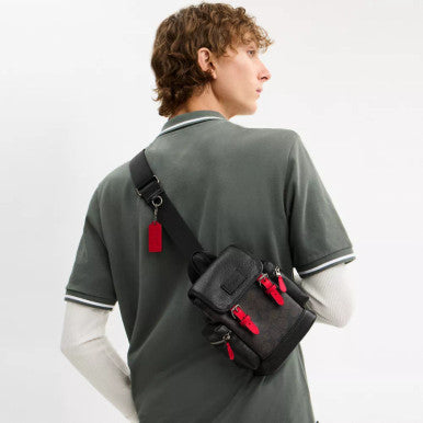 COACH Sprint Sling Pack In Signature Canvas image 0