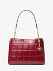 MICHAEL KORS  Susan Medium Quilted Leather Tote Bag - DEEP RED image 2