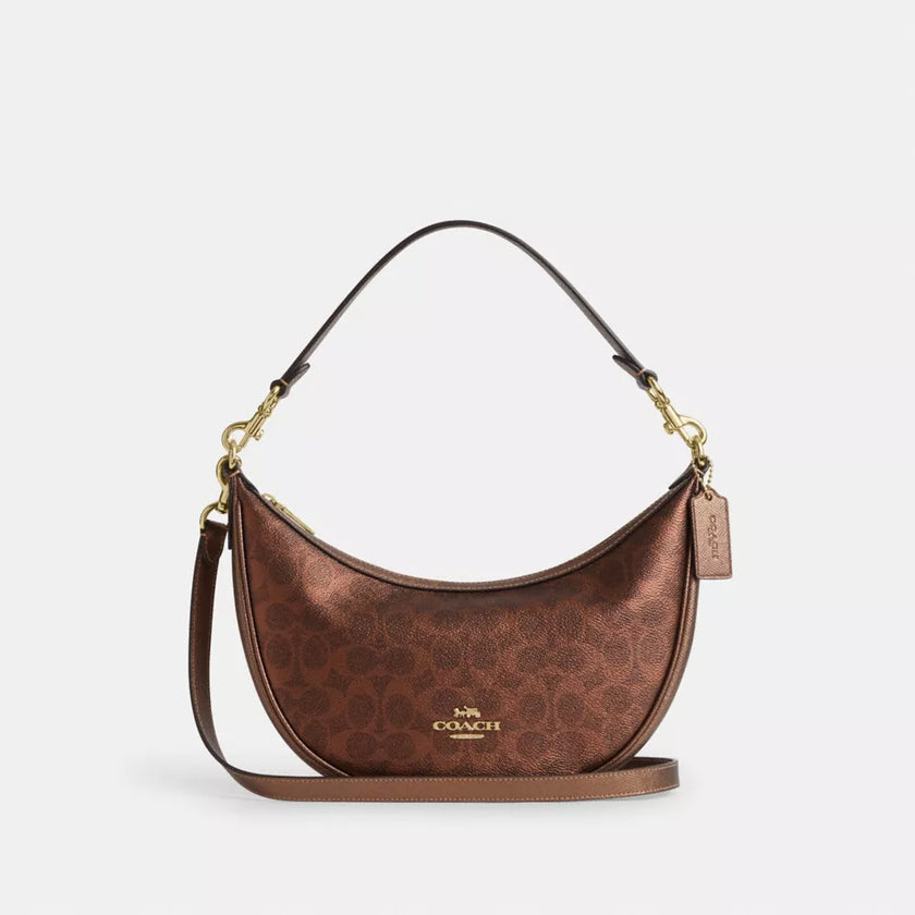 COACH Aria Shoulder Bag In Signature Canvas image 0