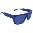 JIMMY CHOO Blue Browline Unisex Sunglasses image 0