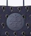 TORY BURCH Ella Printed Tote - Medium Navy Pajama Print image 3