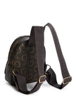 Guess Eldoria Enlarged Logo Mini Backpack - Brown image 2