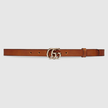 GUCCI  GG Marmont Thin Belt - Brown image 0