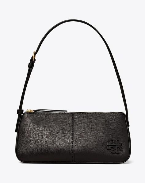TORY BURCH Mcgraw Wedge Bag With Adjustable Strap - Black image