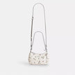 COACH Teri Mini Crossbody Bag With Star Print - Silver/Chalk Multi image 4